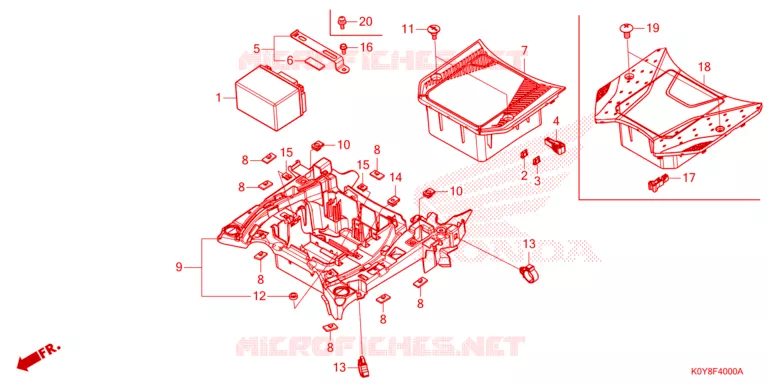 BATTERIE Honda SCOOTER 110 DIO 2021  SCV110FL