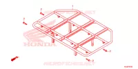 PORTE BAGAGES pour Honda PIONEER 500 M2 de 2023