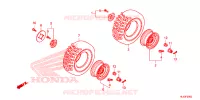 ROUE ARRIERE pour Honda PIONEER 500 M2 de 2023