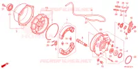 FLASQUE   MACHOIRES DE FREIN ARRIERE pour Honda FOURTRAX 420 RANCHER 4X4 AT DCT de 2023
