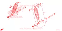 AMORTISSEUR ARRIERE pour Honda FOURTRAX 520 RUBICON DCT IRS EPS de 2023