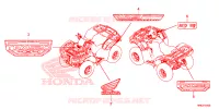 AUTOCOLLANTS pour Honda FOURTRAX 520 RUBICON DCT IRS EPS de 2023
