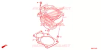 CYLINDRE pour Honda FOURTRAX 520 RUBICON DCT IRS EPS de 2023