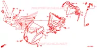 GUIDON pour Honda FOURTRAX 520 RUBICON DCT IRS EPS de 2023