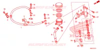MAITRE CYLINDRE DE FREIN ARRIERE pour Honda FOURTRAX 520 RUBICON DCT IRS EPS de 2023