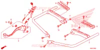 PEDALE   REPOSE PIED pour Honda FOURTRAX 520 RUBICON DCT IRS EPS de 2023