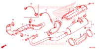 SILENCIEUX D'ECHAPPEMENT pour Honda FOURTRAX 520 RUBICON DCT IRS EPS de 2023