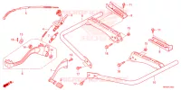 PEDALE   REPOSE PIED pour Honda FOURTRAX 520 FOREMAN de 2022