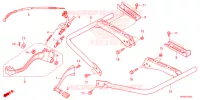 PEDALE   REPOSE PIED pour Honda FOURTRAX 520 FOREMAN de 2023