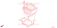CYLINDRE pour Honda FOURTRAX 520 FOREMAN 4X4 ES PS de 2022
