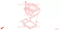 CYLINDRE pour Honda FOURTRAX 520 FOREMAN 4X4 ES PS de 2022