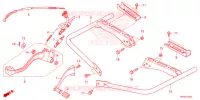 PEDALE   REPOSE PIED pour Honda FOURTRAX 520 FOREMAN 4X4 ES PS de 2022