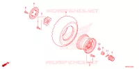 ROUE AVANT pour Honda FOURTRAX 520 FOREMAN 4X4 ES PS de 2022