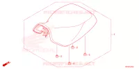 SELLE pour Honda FOURTRAX 520 FOREMAN 4X4 ES PS de 2022