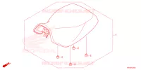 SELLE pour Honda FOURTRAX 520 FOREMAN 4X4 ES PS de 2023