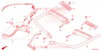PEDALE   REPOSE PIED pour Honda FOURTRAX 520 FOREMAN 4X4 BASE de 2023