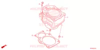 CYLINDRE pour Honda FOURTRAX 520 FOREMAN 4X4 EPS de 2022
