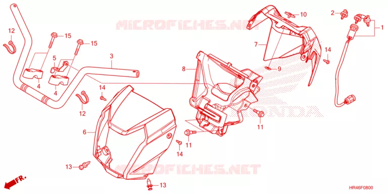 GUIDON Honda ATV 520 FOURTRAX 2022  TRX520FM2N