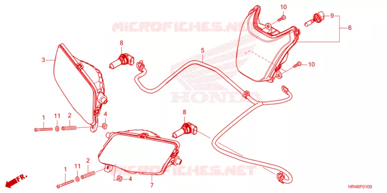 PHARE Honda ATV 520 FOURTRAX 2022  TRX520FM2N