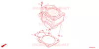 CYLINDRE pour Honda FOURTRAX 520 FOREMAN 4X4 EPS de 2023
