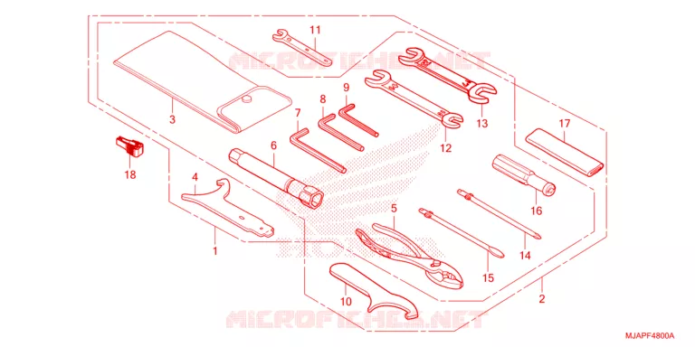 OUTIL Honda MOTO 750 SHADOW 2023  VT750CP