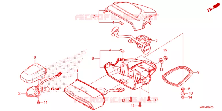 FEU ARRIERE Honda MOTO 125 MONKEY 2023  Z125MAP