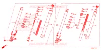 FOURCHE pour Honda CB 500 F ABS de 2023