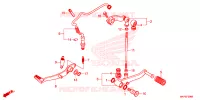 PEDALE pour Honda CB 500 F ABS de 2023