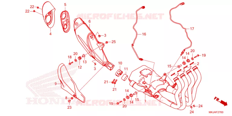 SILENCIEUX D'ECHAPPEMENT Honda MOTO 1000 CB 2023  CB1000RAP