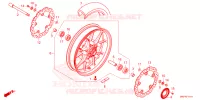 ROUE AVANT pour Honda CBR 500 R ABS de 2023