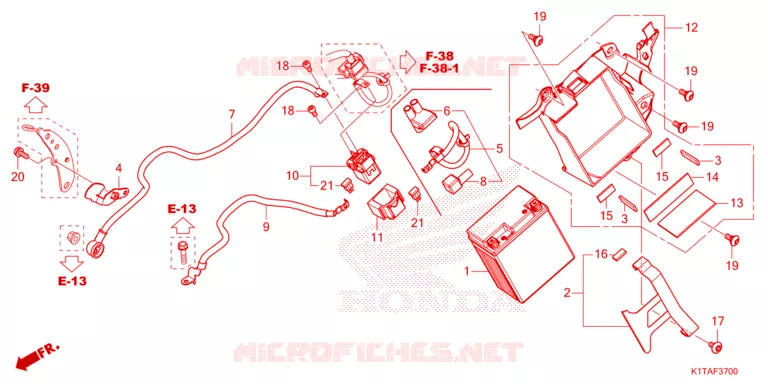 BATTERIE Honda MOTO 300 CRF 2023  CRF300LAP