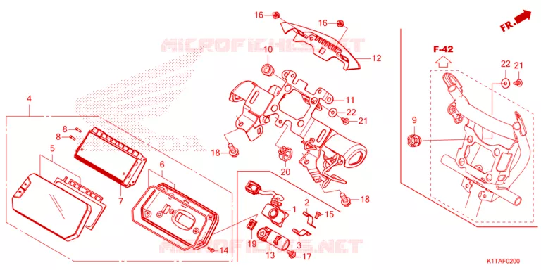 COMPTEUR Honda MOTO 300 CRF 2023  CRF300LRAP