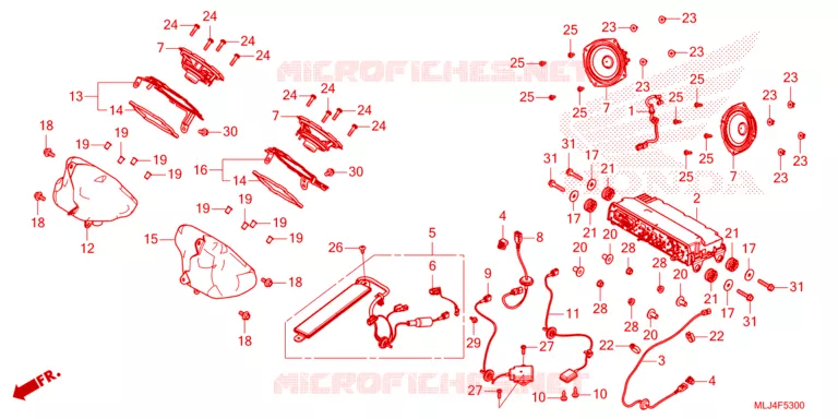 APPAREIL AUDIO Honda MOTO 1300 VT 2023  VT1300CXAP