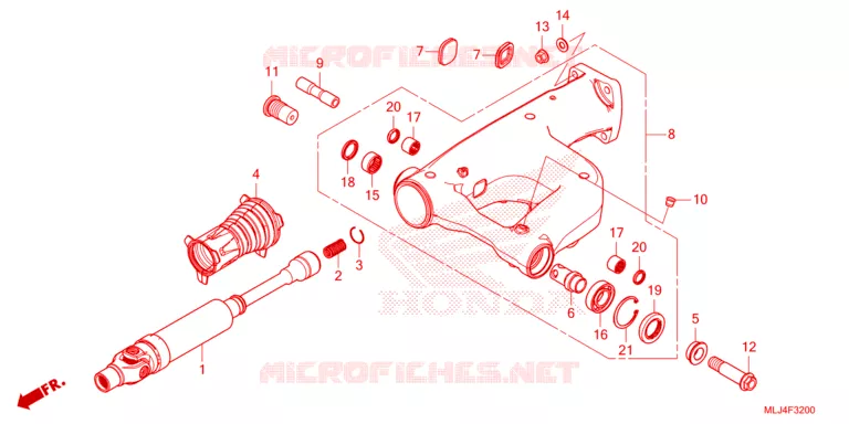 BRAS OSCILLANT Honda MOTO 1300 VT 2023  VT1300CXAP