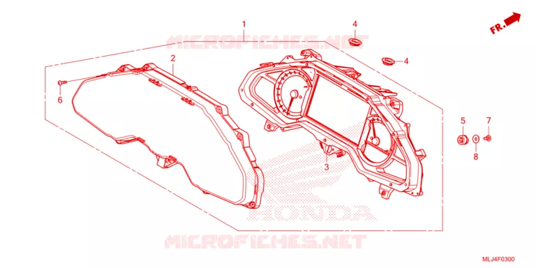 COMPTEUR Honda MOTO 1300 VT 2023  VT1300CXAP