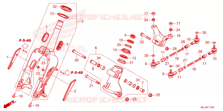 FOURCHE Honda MOTO 1300 VT 2023  VT1300CXAP