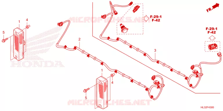 FEU ARRIERE Honda ATV 700 PIONEER 2023  SXS700M2DP