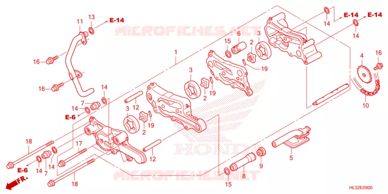 POMPE A HUILE Honda ATV 700 PIONEER 2023  SXS700M2DP