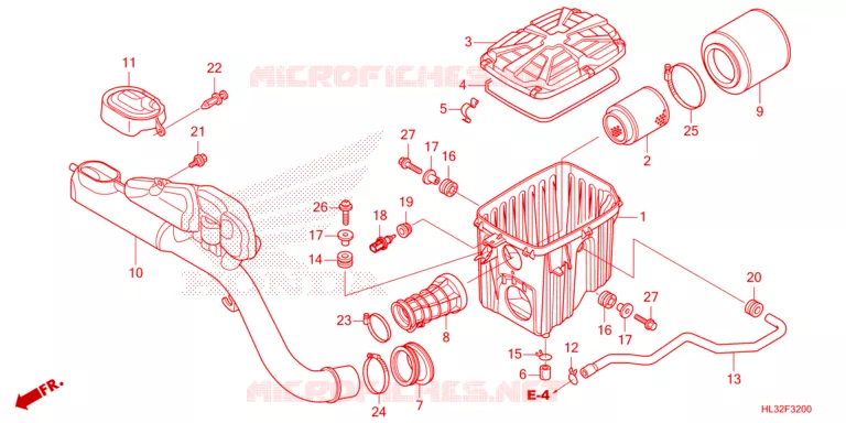 FILTRE A AIR Honda ATV 700 PIONEER 2023  SXS700M2DP