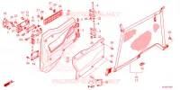PORTE ARRIERE pour Honda PIONEER 1000-5 BASE de 2023