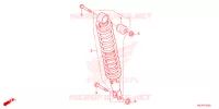 AMORTISSEUR ARRIERE pour Honda FOURTRAX 420 RANCHER 4X4 Manual Shift de 2023