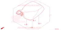 SELLE pour Honda FOURTRAX 420 RANCHER 4X4 Manual Shift de 2023