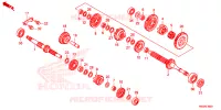 BOITE DE VITESSES pour Honda TRX 250 FOURTRAX RECON Standard de 2023