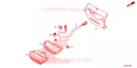 FEU ARRIERE pour Honda TRX 250 FOURTRAX RECON Standard de 2023