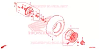 ROUE AVANT pour Honda TRX 250 FOURTRAX RECON Standard de 2023