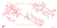 SUPPORT pour Honda TRX 250 FOURTRAX RECON Standard de 2023