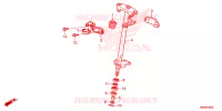 ARBRE DE DIRECTION pour Honda TRX SPORTRAX 250 X de 2023