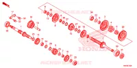 BOITE DE VITESSES pour Honda TRX SPORTRAX 250 X de 2023
