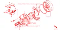 FLASQUE   MACHOIRES DE FREIN ARRIERE pour Honda TRX SPORTRAX 250 X de 2023