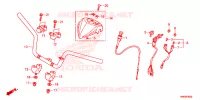 GUIDON pour Honda TRX SPORTRAX 250 X de 2023